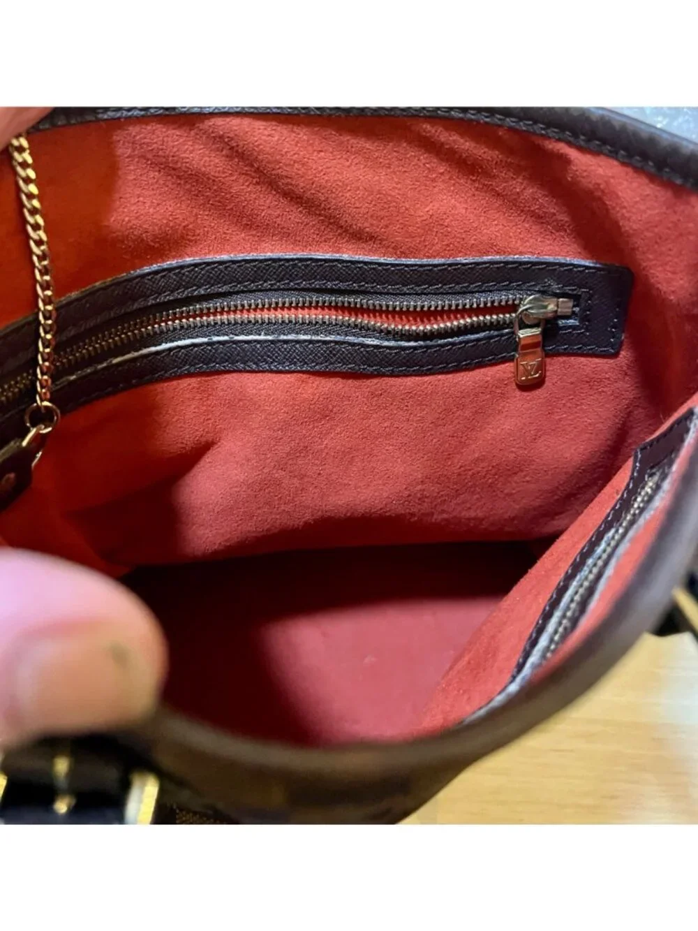Louis Vuitton Damier Marais PM Bucket Bag